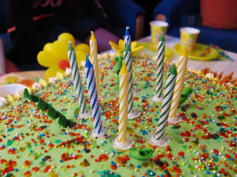 Birthday party candles