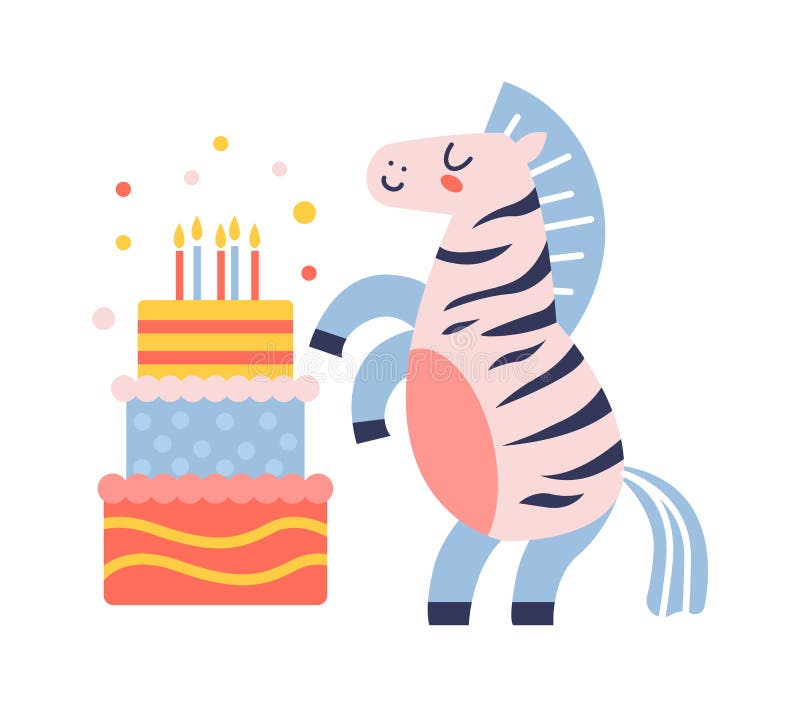 Zebra Cartoon Character Cake Stock Illustrations 43 Zebra Cartoon Character Cake Stock