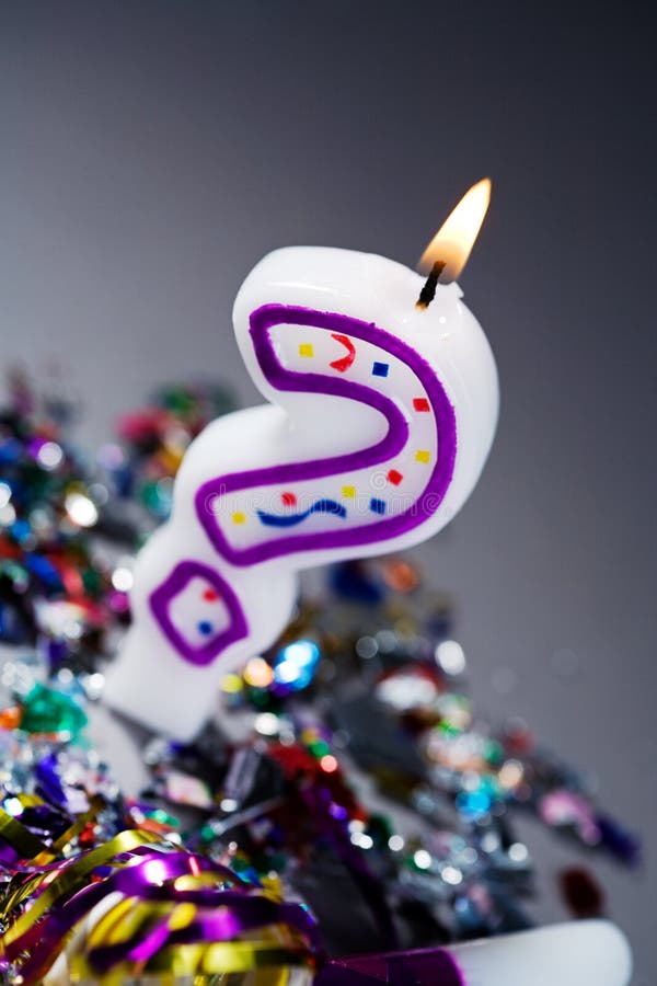 Birthday Question Mark Birthday Candle Stock Photo Image of