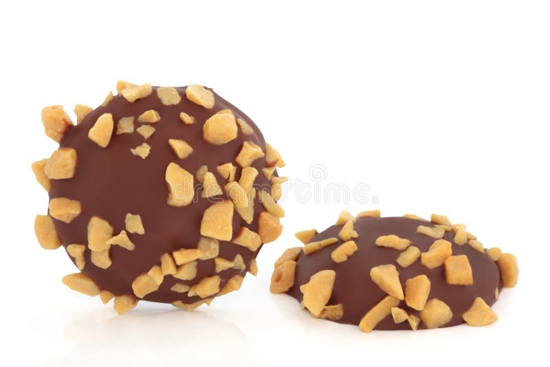 Biscoitos do chocolate e do favo de mel imagens de stock Biscoitos do chocolate e do favo de mel imagens de stock
