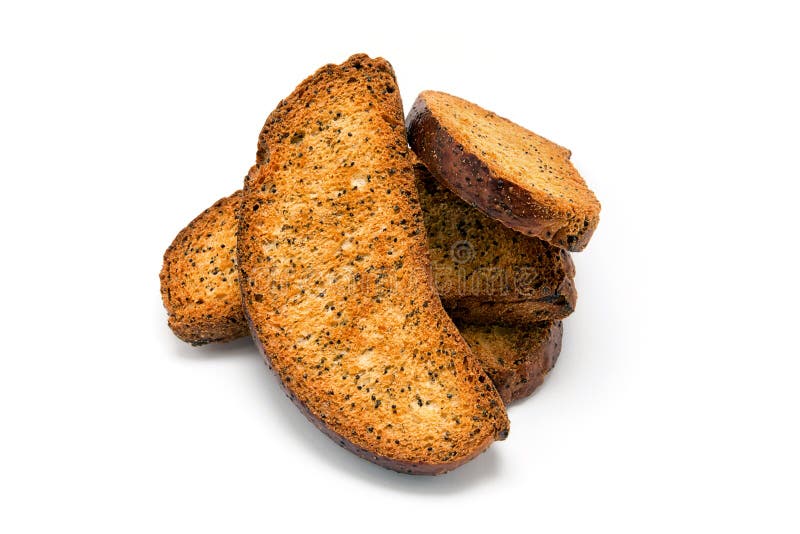 Biscoitos do trigo com sementes de papoila fotos de stock royalty free Biscoitos do trigo com sementes de papoila fotos de stock royalty free