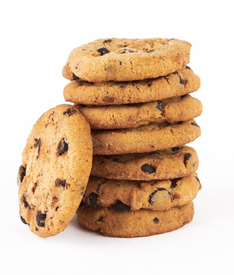Biscotti del cioccolato immagine stock. Immagine di fame 23489665