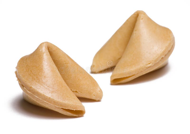 Biscotti di fortuna fotografia stock libera da diritti Biscotti di fortuna fotografia stock libera da diritti