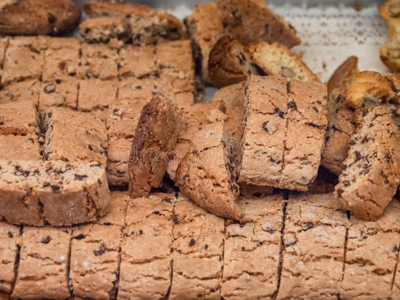 Biscotti for Sale in a Bakery in Trastevere, Rome Stock Image Image