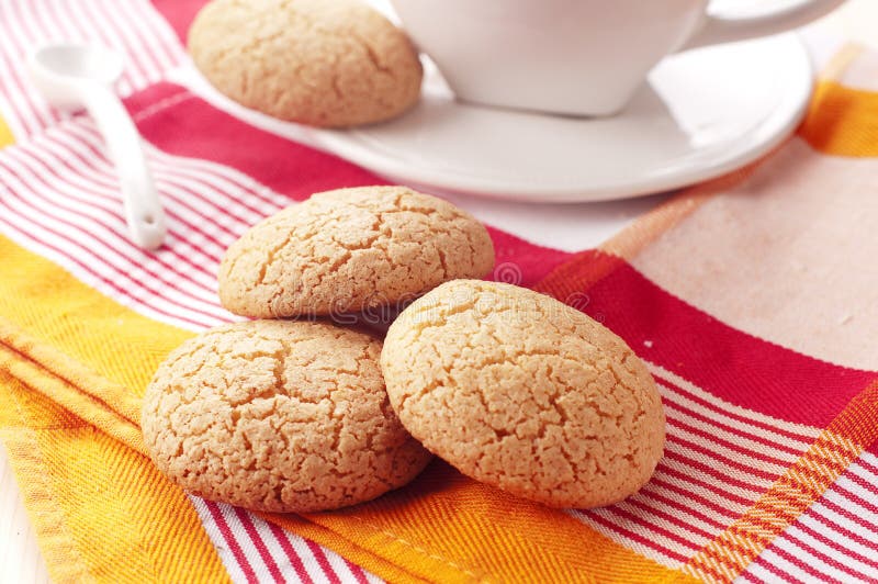 Biscuit with almond stock photo. Image of cookie, delicious 23645154