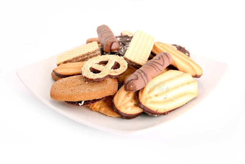Biscuits, cookies, cakes stock photo