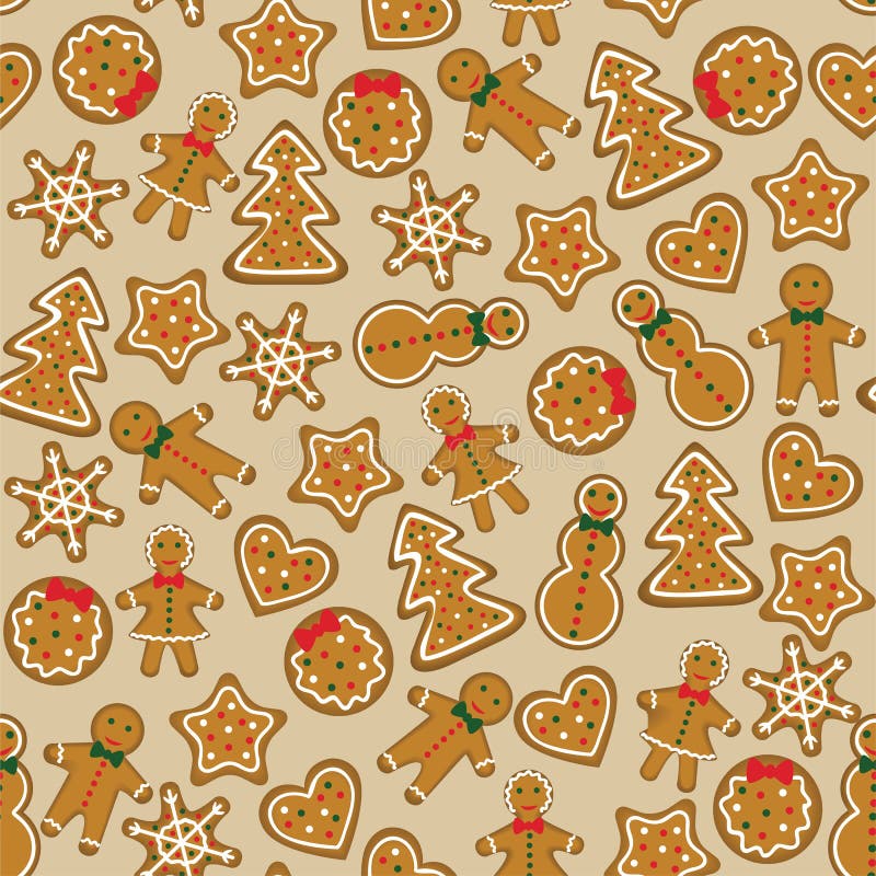 Biscuits de Noël illustration libre de droits