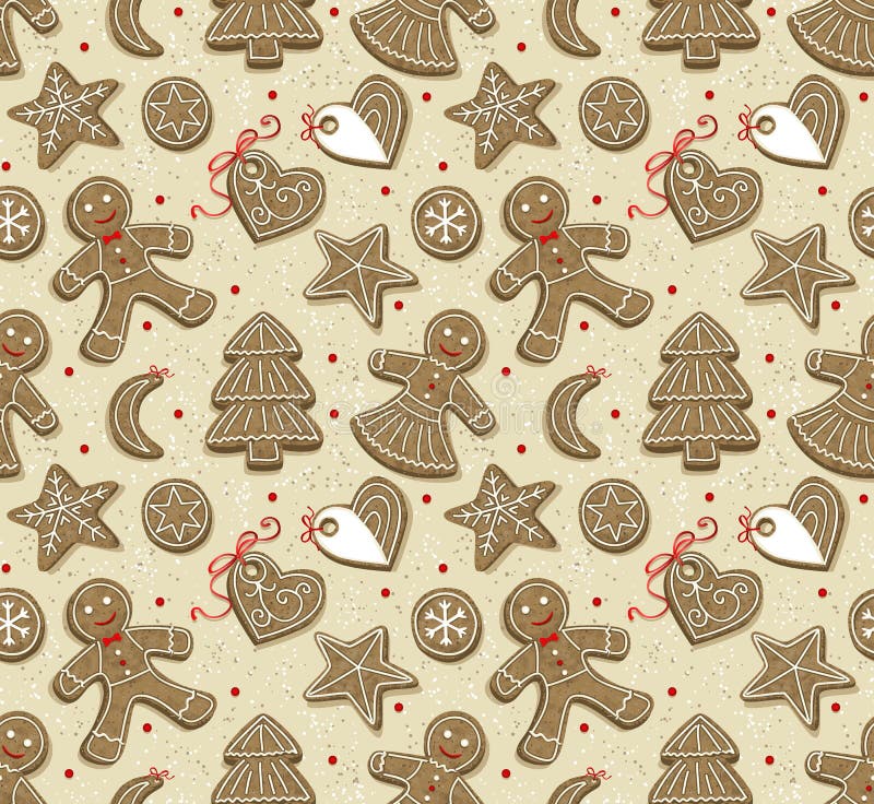 Biscuits de Noël illustration libre de droits
