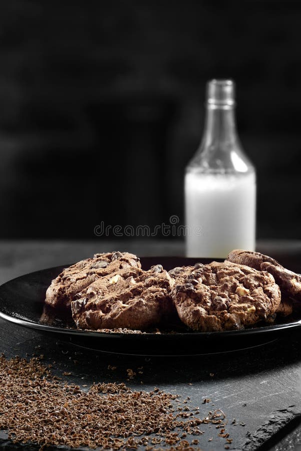 Biscuits et lait II photographie stock Biscuits et lait II photographie stock