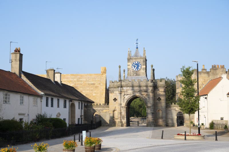 Bishop, Auckland, U.K. 27 July, 2021. Bishop Auckland town hall. Nrth of United Kingdom, popular town to visit. Beautiful old british buildings. Northumberland