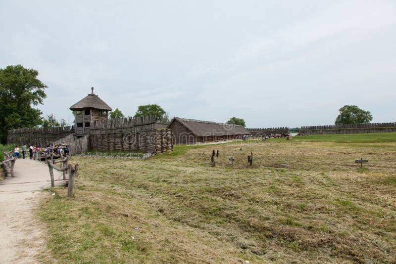 Biskupin στοκ εικόνα
