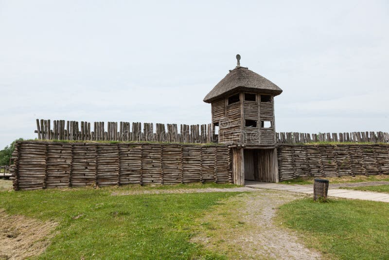 Biskupin στοκ φωτογραφία με δικαίωμα ελεύθερης χρήσης