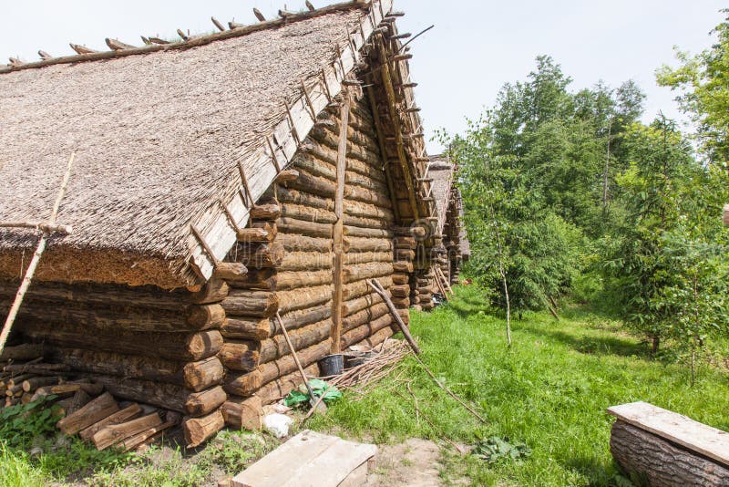 Biskupin στοκ εικόνα με δικαίωμα ελεύθερης χρήσης