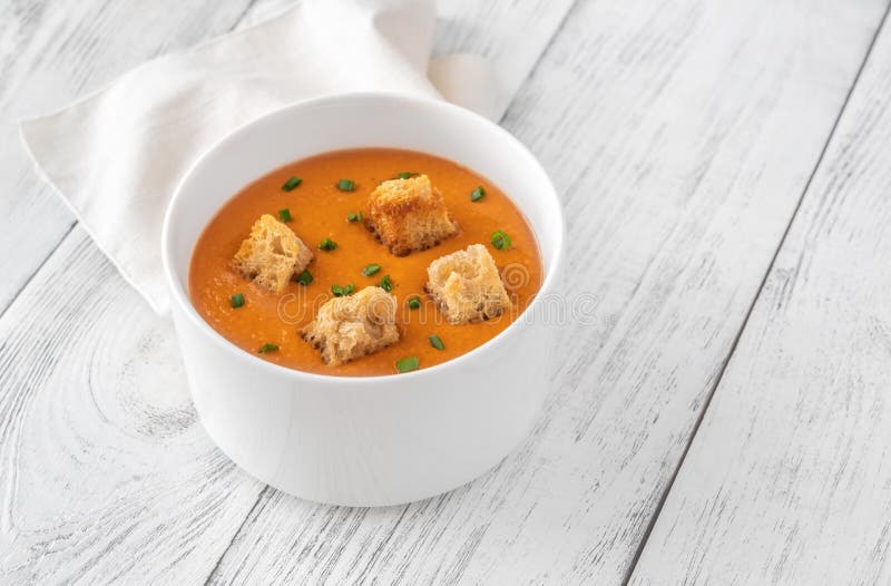 Bisque Famous French Seafood Soup Stock Image Image of rustic