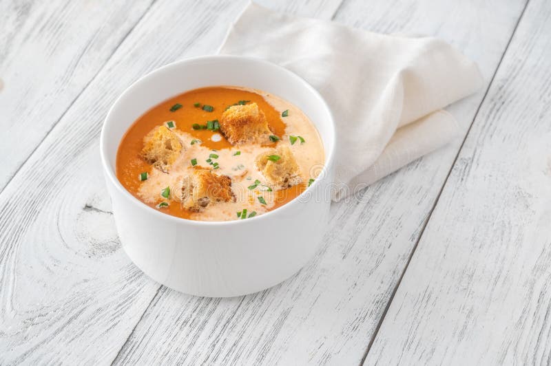 Bisque Famous French Seafood Soup Stock Photo Image of creamy