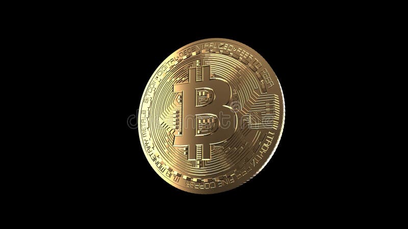 Bitcoin - animacja kręcenie moneta