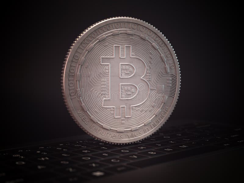 Bitcoin cryptocurrency royaltyfria foton