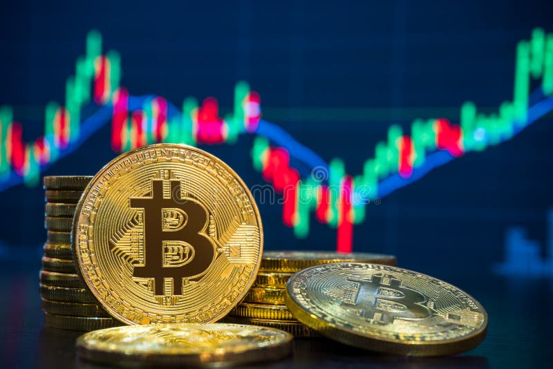 Bitcoin And Cryptocurrency Exchange Trading Market Stock ...