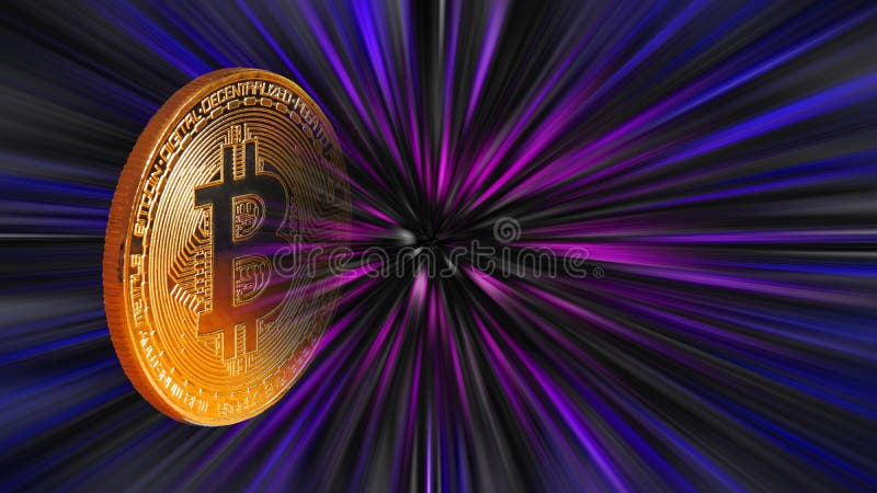 Bitcoin Cryptocurrency Zoom Vortex Background Negative Space Money Cash  Digital Currency Stock Image - Image of bitcoin, banking: 155092689