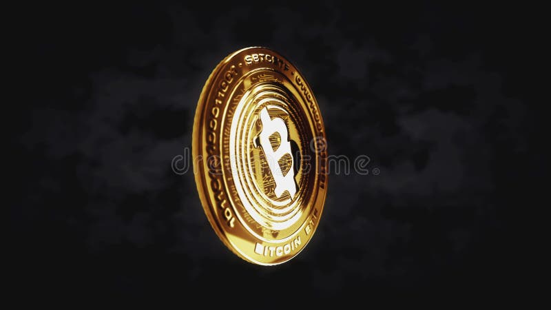 Bitcoin etf btc Kryptowährung 3d Handwurzel vektor abbildung