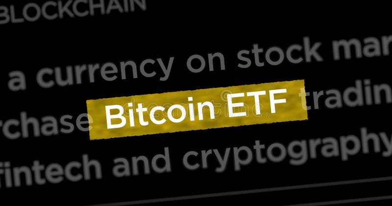 Bitcoin etf btcetf títulos de noticias