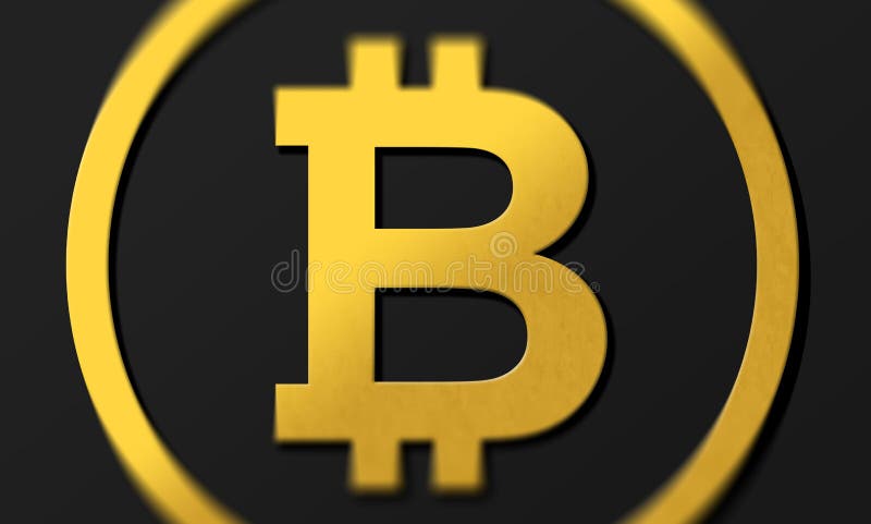 Bitcoin foncé de logo de pièce de monnaie du fond 3D en or avec des ombres Rendu avec le concept d'or de symbole d'ombrage et de illustration de vecteur Bitcoin foncé de logo de pièce de monnaie du fond 3D en or avec des ombres Rendu avec le concept d'or de symbole d'ombrage et de illustration de vecteur