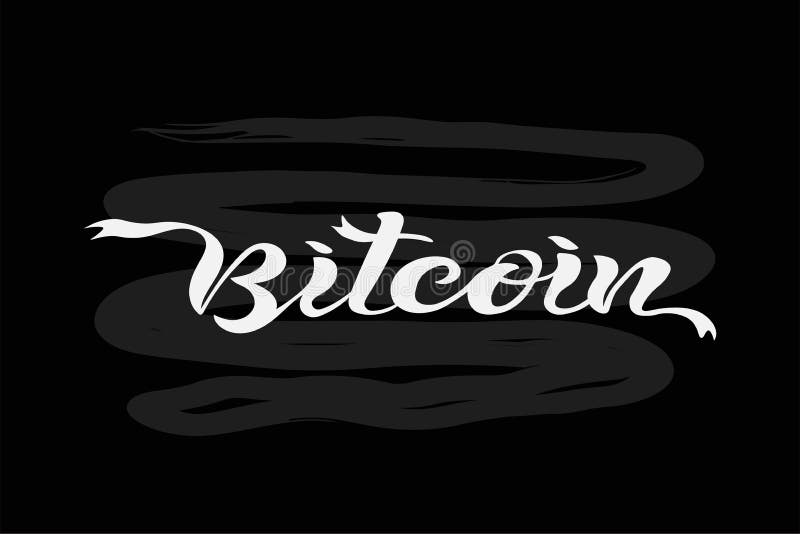 Bitcoin-Kreidebrett vektor abbildung Bitcoin-Kreidebrett vektor abbildung
