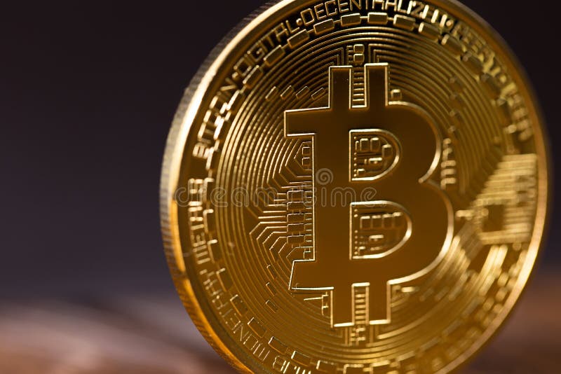 Bitcoin symbol stock image. Image of dark, banking, money - 62937727