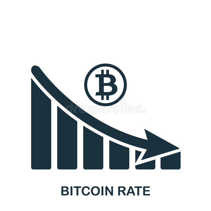 Bitcoin tempa zmniejszania grafiki ikona Wisząca ozdoba app, druk, strony internetowej ikona Prosty element śpiewa Monochromatycz royalty ilustracja Bitcoin tempa zmniejszania grafiki ikona Wisząca ozdoba app, druk, strony internetowej ikona Prosty element śpiewa Monochromatycz royalty ilustracja