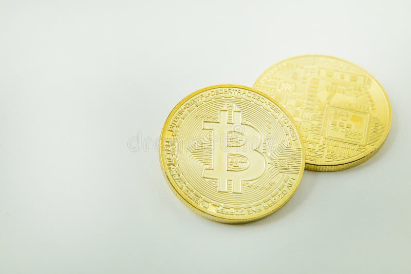 Bitcoincrypto het beeldclose-up van het munt elektronische geld stock afbeelding Bitcoincrypto het beeldclose-up van het munt elektronische geld stock afbeelding