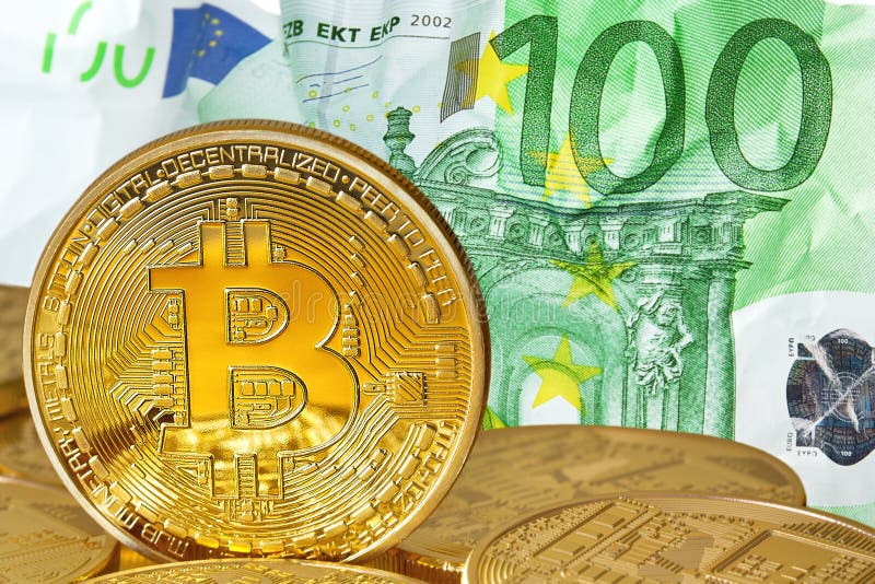 Bitcoins d'or photographie stock libre de droits