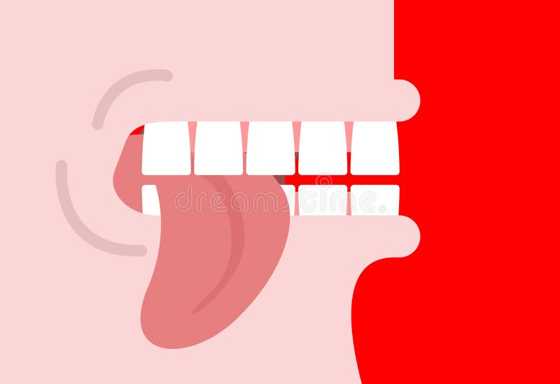 Bite Your Tongue Stock Illustrations – 19 Bite Your Tongue Stock  Illustrations, Vectors & Clipart - Dreamstime