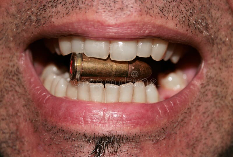 image of biting the bullet