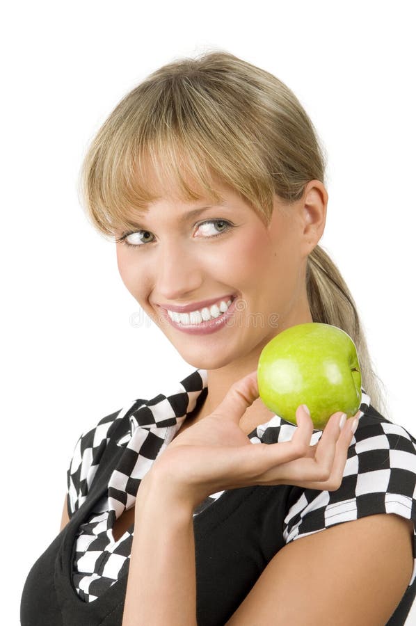 Biting lip stock image. Image of beautician, mouth, close 4763069