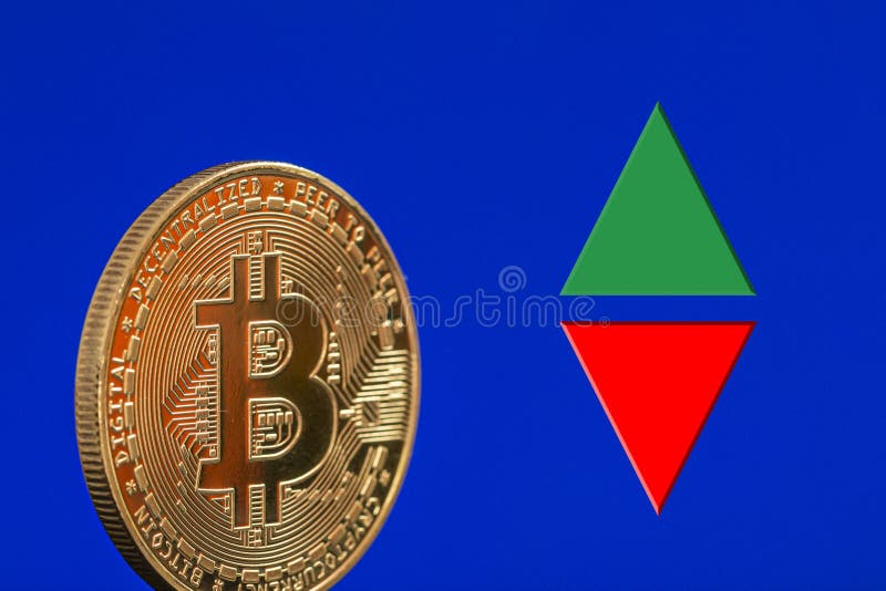 Bitmynkryptovaluta digitalt guld fotografering för bildbyråer