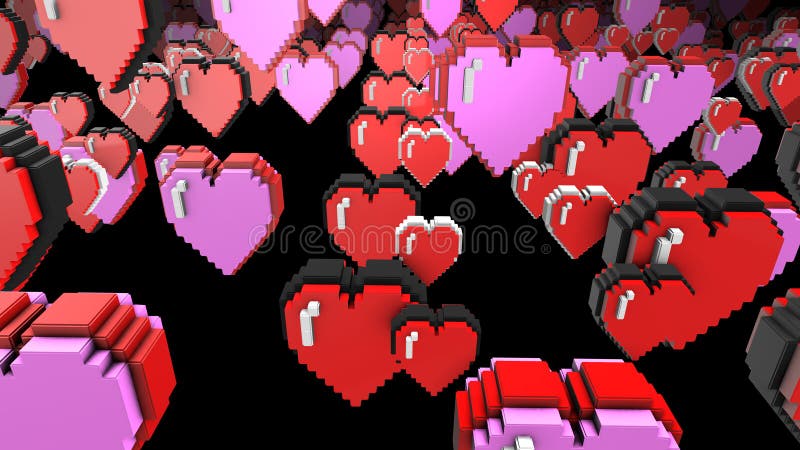 Pixel Art Heart Icon Retro Game Symbol Template Design For Valentines Day  Greeting Card Nerds Gamers It Developers Stock Illustration - Download  Image Now - iStock