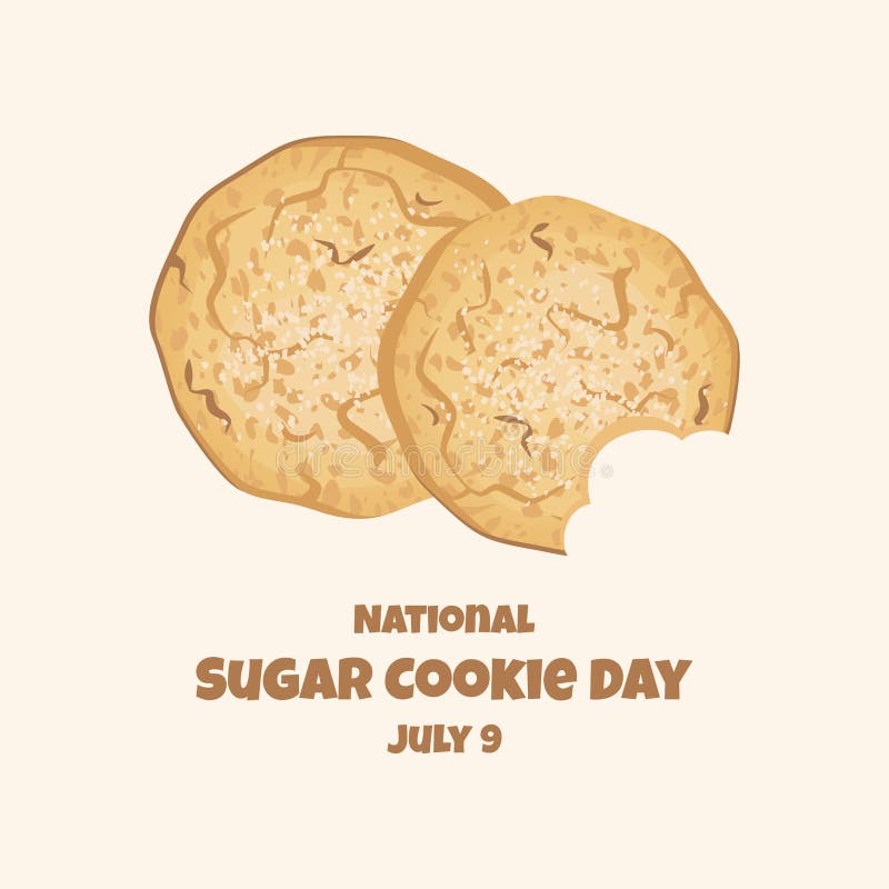 National Sugar Cookie Day vector