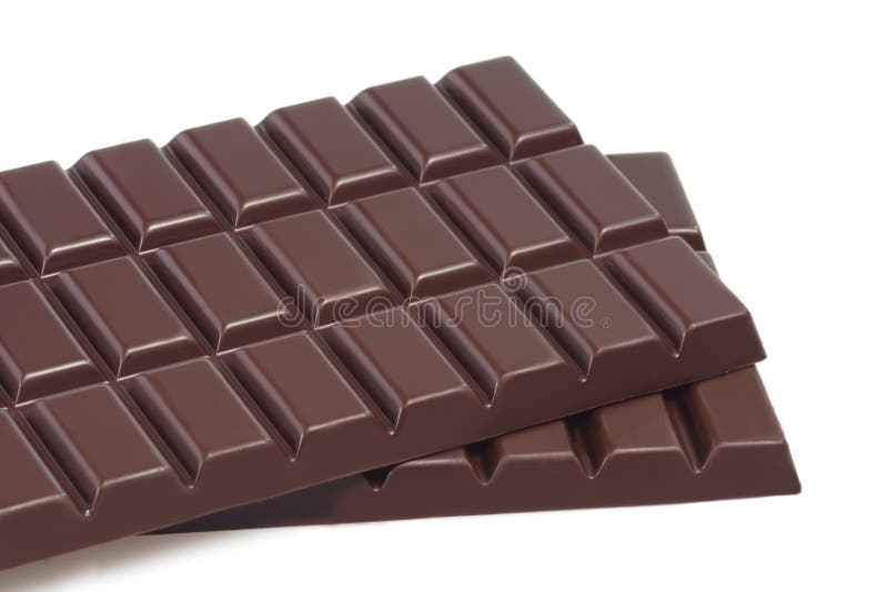 Bitter Chocolate Pieces with Sea Salt on Dark Wooden Surface. Stock Photo Image of candy