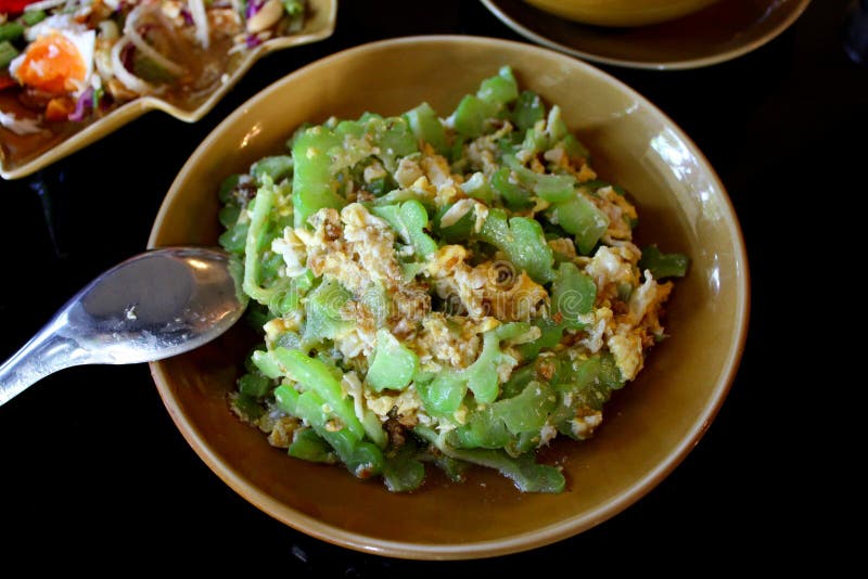 Bitter gourd in Thai food