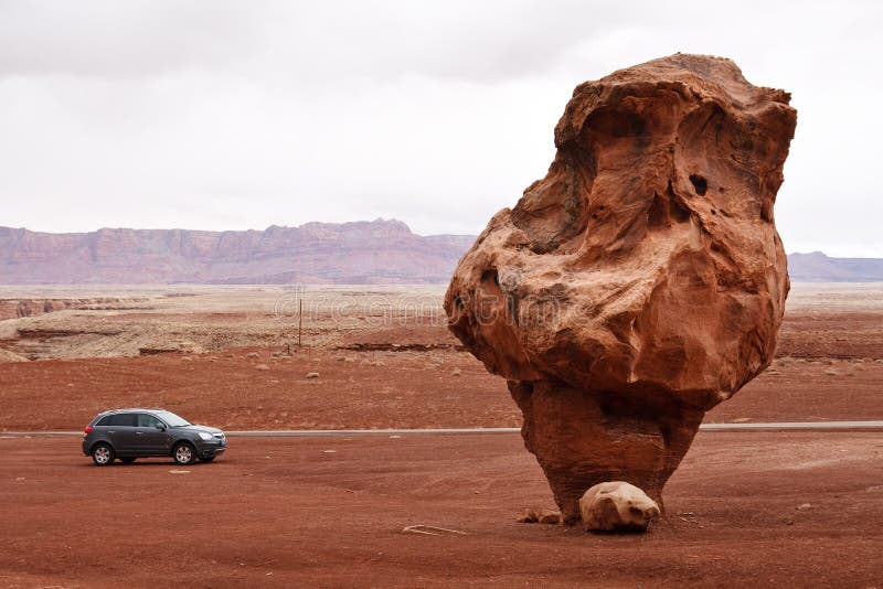 Bizarre Balanced Rock, Marble Canyon, Arizona