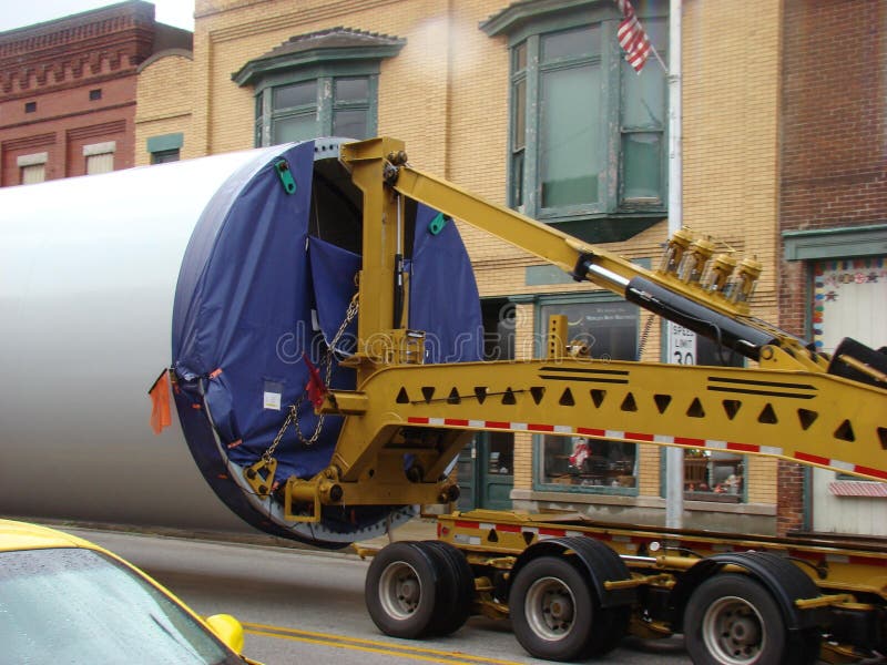 Bizarre oversize truck load stock photo Bizarre oversize truck load stock photo