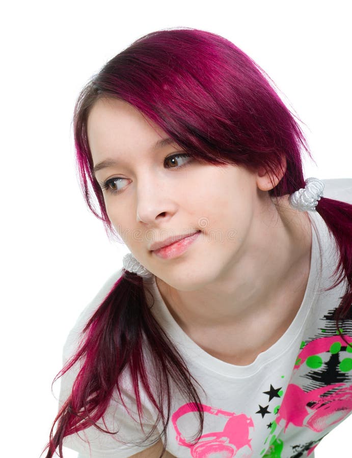 Bizarre pink hair emo girl stock photo. Image of pretty - 13732092 Bizarre pink hair emo girl stock photo. Image of pretty - 13732092