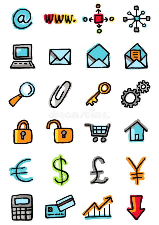 biznes ikona internetu ilustracja wektor biznes ikona internetu ilustracja wektor