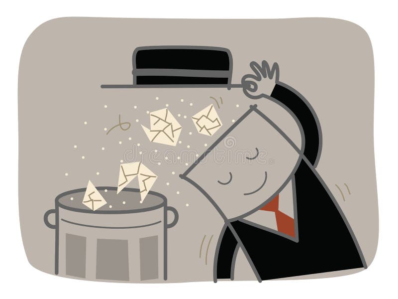 Biznesmen jasna dżonka ilustracji Biznesmen jasna dżonka ilustracji