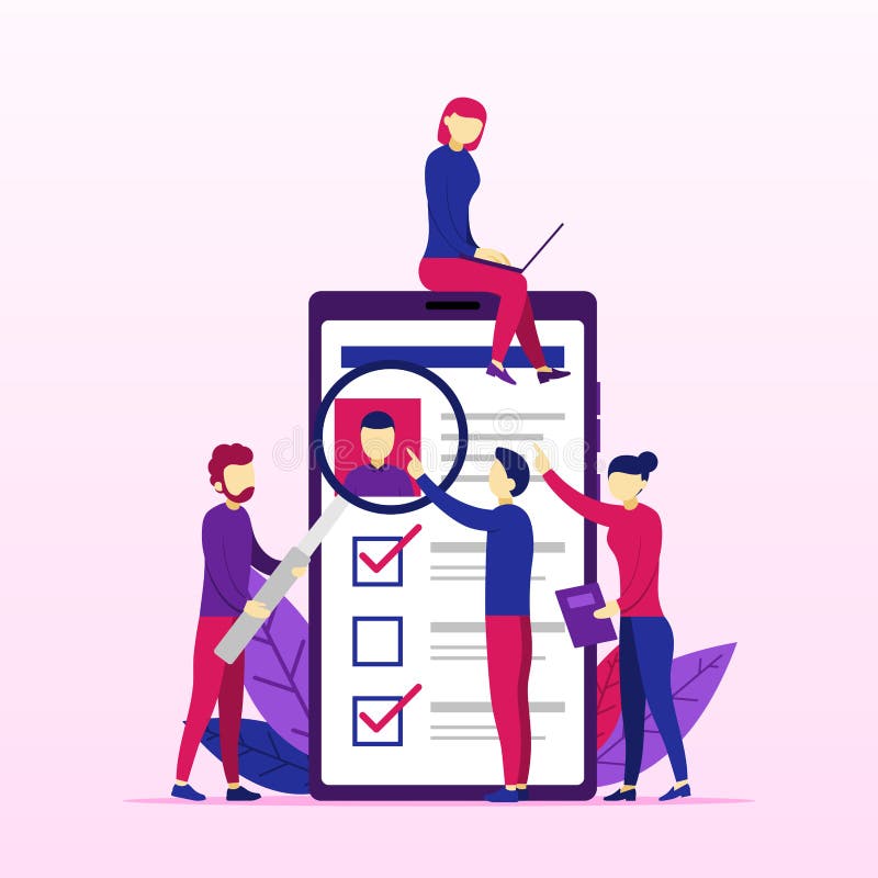 Biznesmen Zatrudnia pracownika ilustracja wektor Biznesmen Zatrudnia pracownika ilustracja wektor