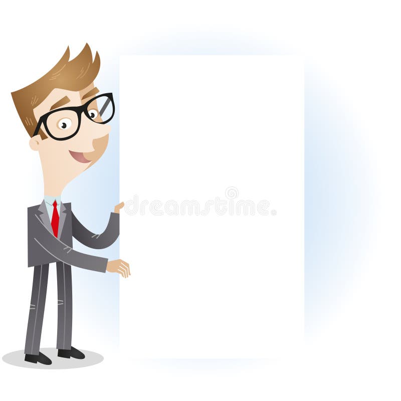 Biznesmena mienia pustego miejsca forum dyskusyjny ilustracja wektor