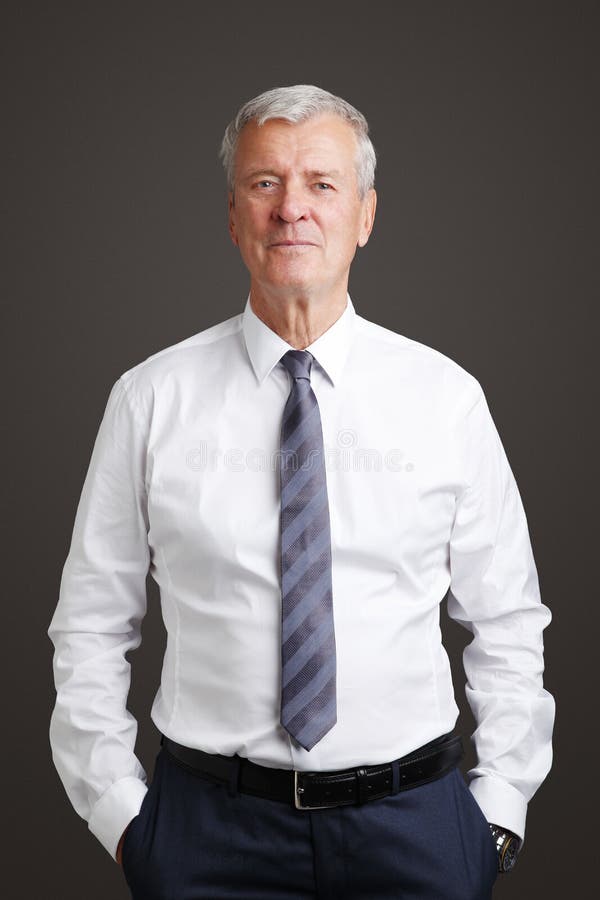 Biznesmena starszy portret obraz royalty free Biznesmena starszy portret obraz royalty free