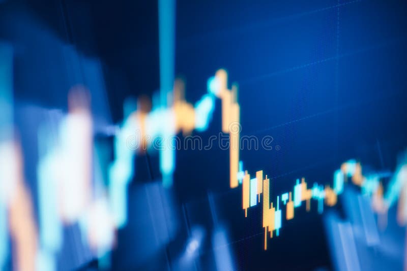Biznesowa candlestick wykresu mapa rynek papierów wartościowych inwestyci handel obraz stock Biznesowa candlestick wykresu mapa rynek papierów wartościowych inwestyci handel obraz stock