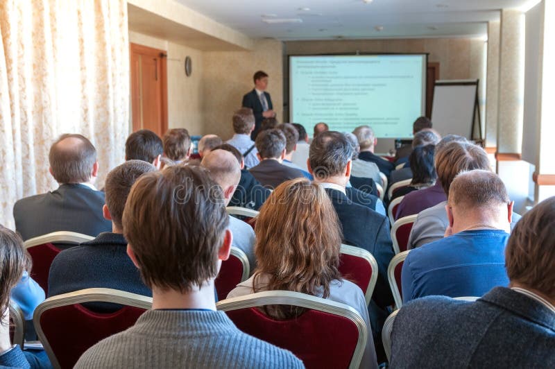 Biznesowa konferencja zdjęcia royalty free Biznesowa konferencja zdjęcia royalty free