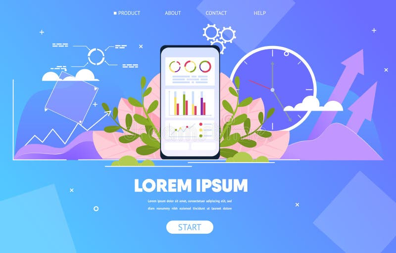 Biznesowa wska?nik analizy App wektoru strona internetowa ilustracja wektor Biznesowa wska?nik analizy App wektoru strona internetowa ilustracja wektor